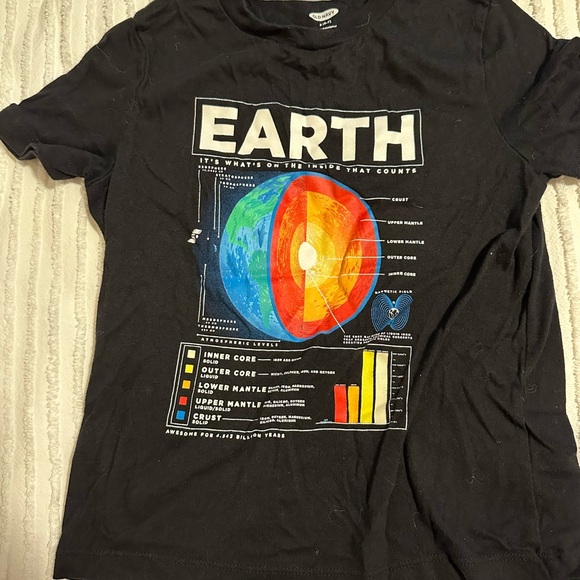 Boys Size 6/7 T-Shirt Bundle (4pk) - Dodgers Betts #50, Vans, Space & Earth - Picture 9 of 10